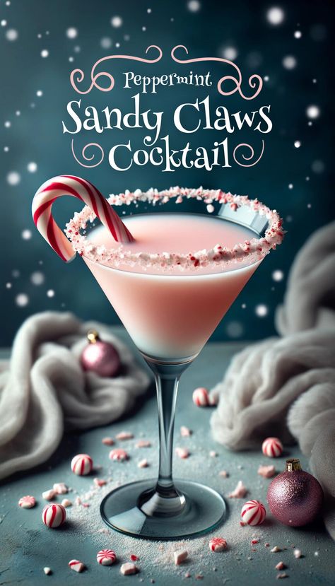 https://nofspodcast.com/creepy-cocktails-shake-up-the-holiday-season-with-a-nightmare-before-christmas-themed-peppermint-sandy-claws-cocktail Nightmare Before Christmas Drink Recipes, Christmas Drinks With Champagne, Peppermint Christmas Drinks, Peppermint Christmas Cocktails, Nightmare Before Christmas Cocktails, Christmas Inspired Cocktails, Christmas Themed Alcoholic Drinks, Holiday Themed Drinks, Christmas Theme Cocktails