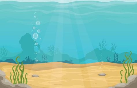 Royalty Free Underwater Clip Art, Vector Images & Illustrations - iStock Sea Vector, Cartoon Landscape, Landscape Wall Mural, Vector Cartoon, Landscape Wall, Underwater World, Wall Mural, Canvas Wall, Vector Images