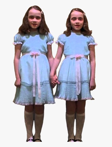 Twins The Shining, Shining Twins Costume, Creepy Twins, The Shining Twins, Twin Costumes, Cute Couples Costumes, Twin Life, Cardboard Cutout, Classic Horror Movies