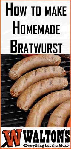 Homemade Bratwurst Recipes, Homemade Bratwurst, Luncheon Meat Recipe, Beer Brats Recipe, Bratwurst Recipe, Brat Sausage, Breakfast Sausage Seasoning, Beer Bratwurst, Brats Recipes