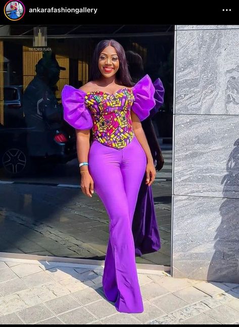 Jumpsuit Ankara Styles For Ladies, Trouser And Top For Ladies, Ankara Blouses, Ankara Jumpsuit, Modest Dresses Fashion, 2piece Outfits, Chic Dress Classy, African Print Dress Ankara, Best African Dresses