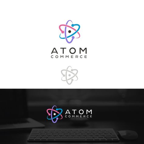 Atom Logo Design, Atomic Logo, Atom Diagram, Atom Logo, Technology Logo Design, Logo Design Graphics, Logo B, Energy Logo, Logo Design Typography