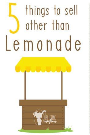 Great Ideas for kids to sell other than Lemonade! So fun! What To Sell At Lemonade Stand, Kids Stand Ideas, Lemonade Stand Design, Lemonade Stand Food Ideas, Lemonade Stands For Kids, Ideas For Lemonade Stand, Kids Selling Stand Ideas, Lemonade Stand Ideas For Kids, Kids Lemonade Stand Ideas