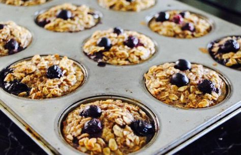 Oatmeal Recipes Healthy, Clean Eating Baking, 21 Day Fix Breakfast, Recipes Clean Eating, Fixate Recipes, Healthy Oatmeal Recipes, Breakfast Oatmeal Recipes, Baked Oatmeal Cups, 21 Day Fix Meal Plan