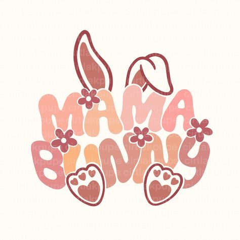 Easter Png Free, Groovy Easter Wallpaper, Easter Vector, Easter Bunny Vector, Retro Easter, Easter Sublimation, Bunny Png, Easter Prints, Easter Wallpaper