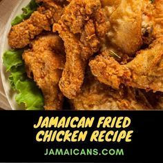 Olive Oil Fried Chicken, Jamaican Okra Recipes, Jamaican Fried Chicken Recipe, Sauce For Fried Chicken, Jamaican Fried Chicken, 30min Meals, Wilted Greens, Homesteading Recipes, Southern Chicken