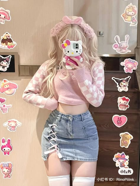 Summer Kawaii Outfits, Princess Attire, Kawaii Outfit Ideas, Teen Fashion Trends, Kawaii Fashion Outfits, Pink Outfits, Really Cute Outfits, Cute Simple Outfits, Kawaii Clothes