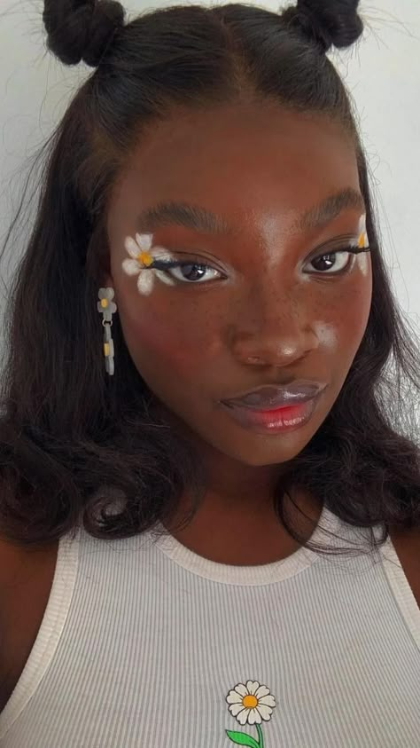 Cool Makeup Looks, Edgy Makeup, Creative Eye Makeup, Cute Makeup Looks, Creative Makeup Looks, Spring Makeup, Dark Skin Makeup, Eye Makeup Art, Eye Looks