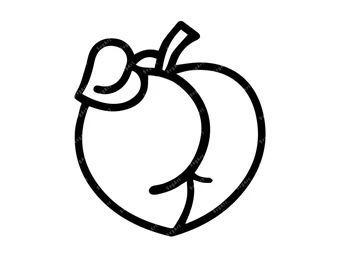 Peach Doodle Cute, Easy Tattoo Ideas To Draw, Tattoo Easy Draw, Big Easy Tattoos, Peach Drawing Cute, Easy Tattoo Drawings, Tattoo Designs For Beginners, Tattoo Design Drawings Simple, Simple Tattoos For Beginners