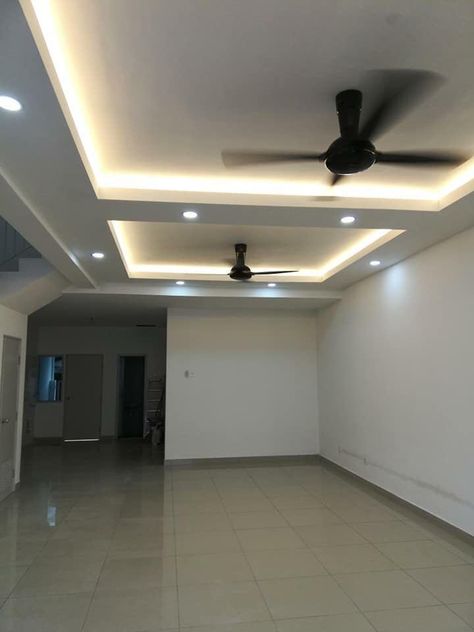 L Box Ceiling, Box Ceiling, Plaster Ceiling Design, Ceiling Design Living Room, Plaster Ceiling, Office Renovation, Ceiling Design, Box Design, Ground Floor