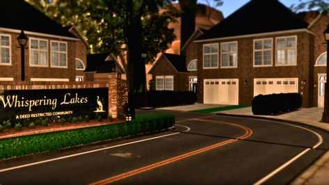 Whispering Lake Townhomes - Sims 4 For Rent Sims 4 College, Luxury Penthouse Apartment, Son House, The Sims 4 Lots, Sims 4 Cc Kids Clothing, Sims 4 House Building, Luxury Penthouse, Penthouse Apartment, Sims 4 Build