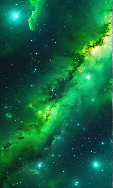 Green Space Wallpaper, Euphoria Background, Green Nebula, Galaxy Universe, Personalized Wallpaper, Green Galaxy, Galaxies Wallpaper, Space Artwork, Cosmic Art