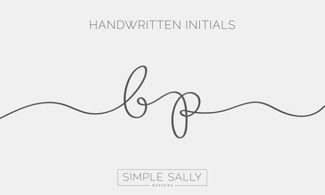 Handwritten Initials | “bp” | Simple Sally Designs » Simple Sally Tattoo Initials, Tiny Tattoos For Women, Font Tattoo, Initial Tattoo, Fine Line Tattoo, Memorial Tattoo, Line Tattoo, Foot Tattoo, Fine Line Tattoos