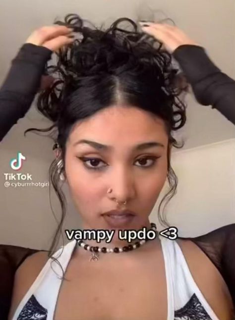 Top updo for curly hair [Video] in 2022 | Hairdos for curly hair, Curly hair styles, Hairdos for short hair Updo For Curly Hair, Hairstyle For Short, Y2k Hairstyles, Cute Hairstyle, Curly Hair Styles Easy, Hairdos For Short Hair, Hairdos For Curly Hair, Hair Stylies, Curly Hair Inspiration