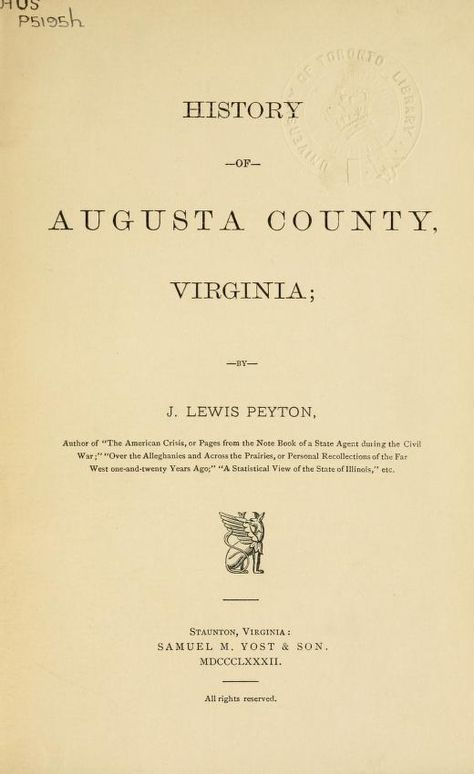 Virginia History, Genealogy Book, Content Page, University Of Toronto, Us History, Books To Read Online, Historical Maps, Genealogy, Internet Archive