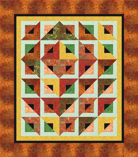 Radiant Quilt Pattern, Radiance Quilt Pattern, Radiant Quilt Pattern Free, Radiant Quilt, Lotus Quilt, Autumn Quilts, History Of Quilting, Connecting Threads, Quilt Pattern Download