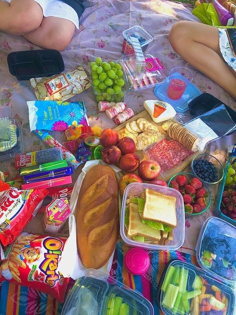 Picnic Astethic, Healthy Spring Rolls, Picnic Date Food, Picnic Planning, Picnic Vibes, Picnic Inspo, 18th Birthday Party Themes, Trendy Food, Picnic Inspiration