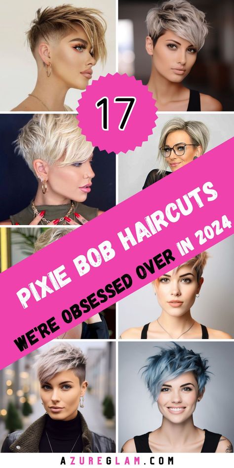 Redefine your look with the latest Pixie Bob Haircuts for Women in 2024. Our exclusive collection features a diverse range of styles, including pixie bob haircuts for fine hair that add volume and dimension, as well as those ideal for luxurious thick locks. Whether you're over 60 and embracing your wisdom or looking for a fresh change at any age, these pixie bob haircuts are the perfect choice for a trendy and timeless appearance. "bixie" Haircut 2022 Back View, New Pixie Cuts For 2024, Pixie Haircut Thinning Hair, Pixie Bob Haircut For Thick Hair, Trendy Pixie Haircut 2024, Trendy Short Hair Styles 2024, Trendy Short Hair Cuts For Women 2024, 2024 Pixie Trends, Short Hair Styles 2024