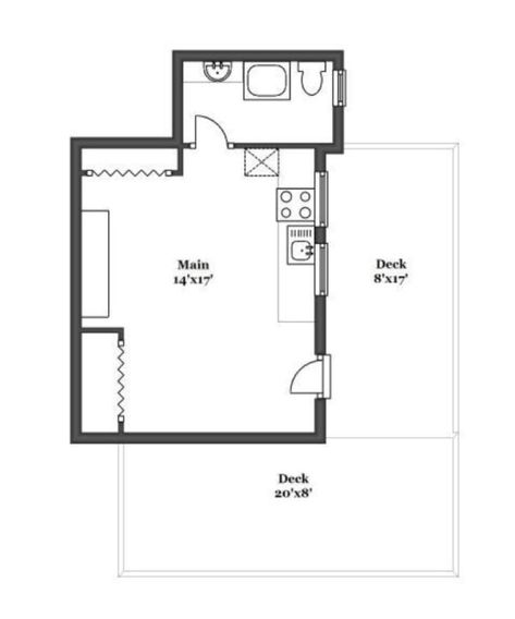 348 Sq. Ft. Cottage on Cape Cod 005 Shed Conversion Ideas, Small House Bliss, Studio Cottage, Cottage Floor Plan, Cape Cod House Plans, Tiny House Exterior, Storybook Homes, Cottage Floor Plans, Free House Plans