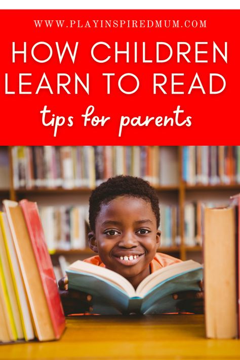 Smiling boy amongst stacks of books Teach Child To Read, Learn To Read Kindergarten, Teaching Child To Read, Reading For Beginners, How To Read Faster, Phonics Programs, Phonics Lessons, Reading Comprehension Activities, Reading Program