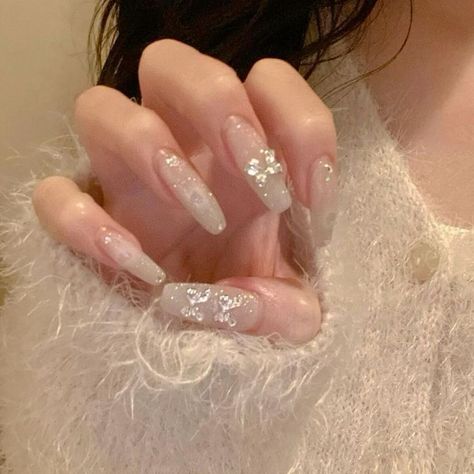 Bows Nail Art, Bow Tie Nails, Nails Sparkly, Self Nail, Beauty Hacks Nails, Asian Nails, Blush Nails, Really Cute Nails, Soft Nails