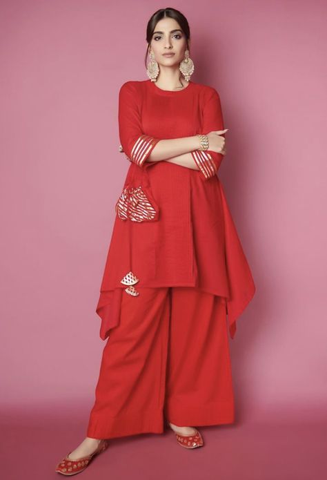 Chifon Dress, Designer Kurti Patterns, Kurti Designs Latest, Palazzo Pant, Kurti Designs Party Wear, Designer Party Wear Dresses, Sonam Kapoor, Dress Indian Style, Stylish Dresses For Girls