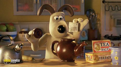 Wallace And Gromit Characters, Still 17, Nick Park, Timmy Time, Wallace And Gromit, Aardman Animations, Toro Inoue, Making Tea, Shaun The Sheep