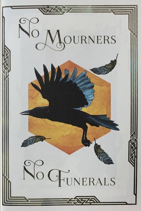 Six Of Crows Illustration, No Funerals No Mourners, Six Of Crows No Mourners No Funerals, No Mourners No Funerals Aesthetic, 6 Of Crows Wallpaper, Six Of Crows Fanart Wallpaper, No Mourners No Funerals Wallpaper, Six Of Crows Poster, Grishaverse Wallpaper