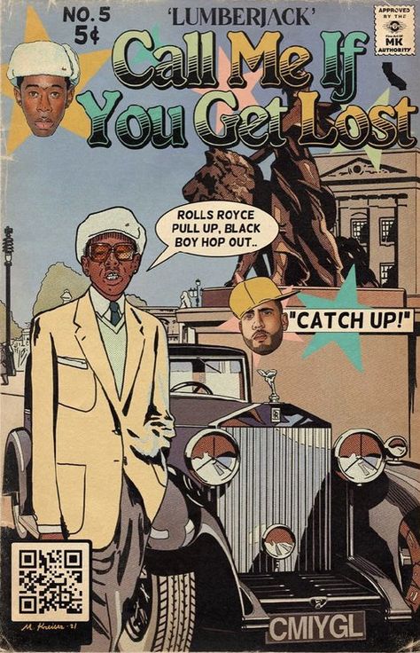 Wallpaper Tyler The Creator, Lost Poster, Tyler The Creator Wallpaper, Comic Poster, Music Poster Design, Picture Collage Wall, Photo Wall Collage, Tyler The Creator, Art Collage Wall