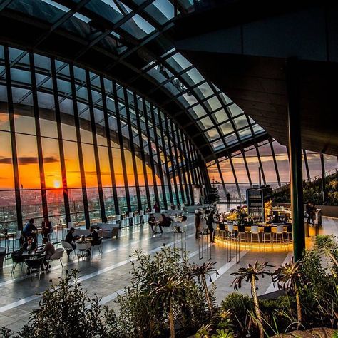 Skygarden London, London Night, Best Bars, Sky Garden, London Bus, Worlds Best, Quotes By Famous People, London Eye, Hyde Park