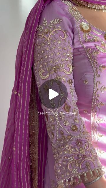 reetriwazboutique on Instagram: "#reetriwazboutiquebysimarkhroud#patialaboutique@punjabisuit#viralreels#uk#canada#usa#austtrila#itly#zarmny#foryoupage" Embroidery Suits Punjabi, Suits Punjabi, Embroidery Suits, Punjabi Suits, Embroidery Patterns, Embroidery, Pattern, On Instagram, Quick Saves