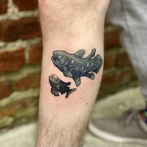 Coelacanth Tattoo, Oarfish Tattoo, Deep Sea Tattoo, Clownfish Tattoo, Isopod Tattoo, Scary Fish Tattoo, Aquatic Life Tattoo, Life Aquatic Tattoo, Weird Fishes Tattoo