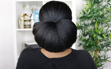 Twisty Bun, Updo Cabello Natural, Braided Bun Hairstyles, 4c Natural Hair, Natural Hair Updo, Natural Hair Inspiration, Hair Crush, Relaxed Hair, Natural Hair Journey