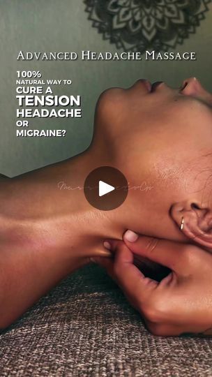 770K views · 15K reactions | Advanced headache massage is a type of massage that focuses on the areas where headaches may originate, like the scalp, neck and back. The goal is to reduce tension in your muscles, and deactivate the trigger points through neuromuscular therapy. #headaches #headacherelief #massagetherapy #selfcare #wellness #wellbeing | Massage-to-Go | Massage-to-Go · Original audio Headache Massage, Neuromuscular Therapy, Throbbing Headache, Aromatherapy Massage, Reduce Tension, Tension Headache, Headache Relief, Trigger Points, The Goal