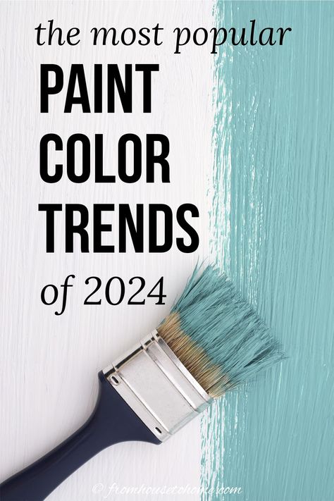 the most popular paint color trends of 2024 Popular Wall Paint 2024, Popular Bathroom Colors 2024, Interior Coastal Paint Colors, Best Color For Laundry Room Walls, Home Color Trends 2024, Wall Colors 2024 Trends, Den Colors Paint, Sw Color Of Year 2024, 2024 Room Colors