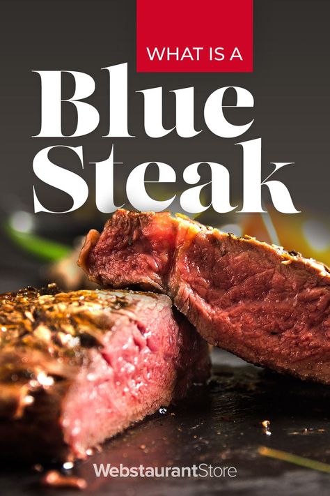 Pittsburgh Style Steak, Steak Doneness Chart, Iron Skillet Steak, Blue Steak, Steak Doneness, Skillet Steak, Restaurant Steak, Rare Steak, Steak Tips