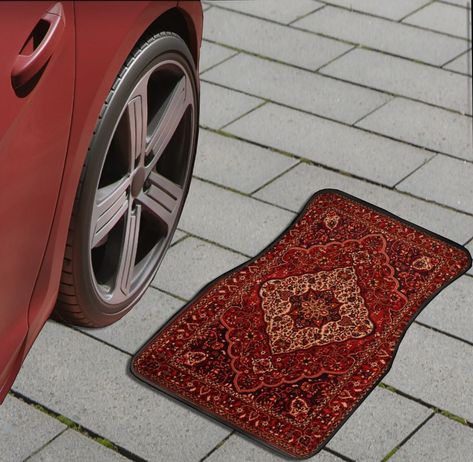 Digital Print Turkish Rug Pattern Car Floor Mats 📍Universal Mat Fits Most Cars 📍Fast shipping (The cargo tracking number is shared with the customer as soon as the item is shipped.) 📍Easy to clean. Delicate wash in the washing machine. Do not tumble dry 📍Non Slip, Rubber backed 📍Custom printing is available. Please feel free to contact us. #rug #RugDesign #carpet #carpets #carcarpet #persianrug #persiancarpet #persianrugs #cardesignpro #cardesigndaily #cardesignworld #cardecor #cardecoration Persian Rug Car Mat, Turkey Carpet, Car Carpet, Burgandy Persian Rug, Car Floor Mats, Persian Carpet, Car Decor, Rug Pattern, Car Interior