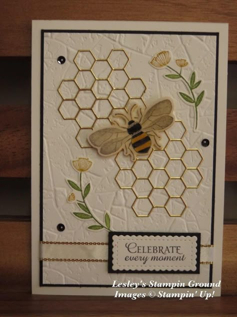 Bee Thankful, Bee Things, Card Making Ideas, Honey Bee Stamps, Bee Cards, Butterfly Cards, Stamping Up Cards, Bee Theme, Animal Cards