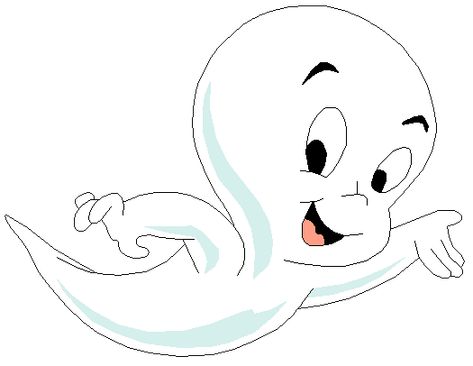 Casper the Friendly Ghost by MollyKetty on DeviantArt Casper Cartoon, Ghost Template, Casper Ghost, Gothic Drawings, Team Theme, Alice In Wonderland Drawings, Childhood Characters, Ghost Tattoo, Casper The Friendly Ghost