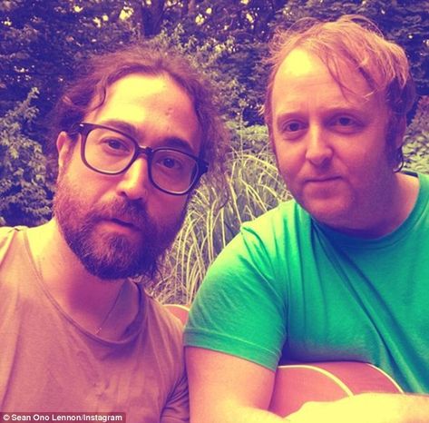 Come Together: John Lennon and Paul McCartney's sons took to Instagram with a rare snap... Sean Ono Lennon, John Lennon Son, James Mccartney, Beatles Kids, Sean Lennon, Paul And Linda Mccartney, John Lennon Paul Mccartney, John Lennon And Yoko, Julian Lennon