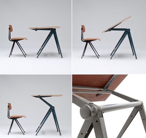 Folding Office Desk, Architect Table, T Photo, Drafting Table, Contemporary Desk, Drawing Table, Wood Joinery, Small Home Office, Modular Furniture