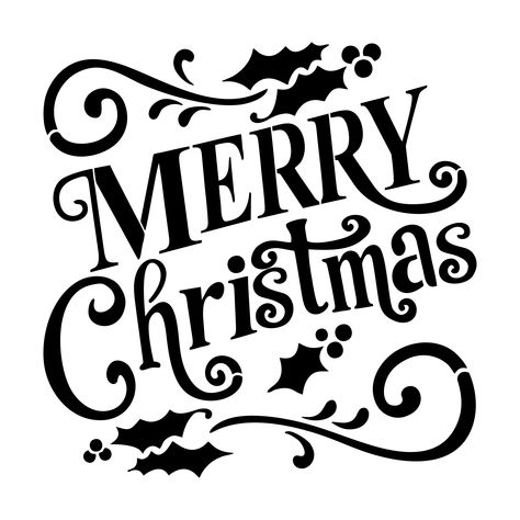 Merry Christmas Stencil Large Merry Christmas Stencil, Merry Christmas Lettering, Merry Christmas Printable, Christmas Decals, Christmas Stencils, Merry Christmas Images, Merry Christmas Sign, Free Stencils, Sign Stencils