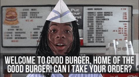 | Good Burger | #FuckMondoBurger Burger Quotes, Welcome To Good Burger, Barbie Quotes, Love The 90s, 90s Tv, Worst Movies, Childhood Days, 90s Childhood, Good Burger