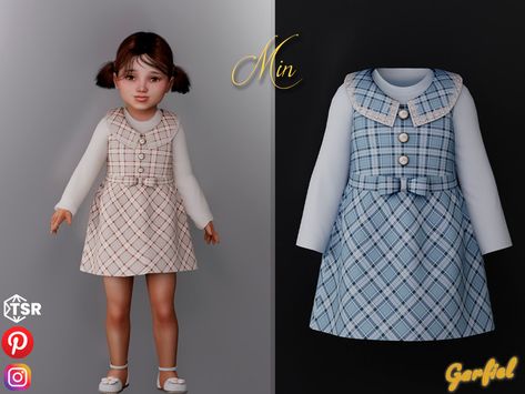 Toddler Cc Sims 4, Mods Sims 4, Sims 4 Toddler Clothes, Asian Style Dress, Sims 4 Cas Mods, Sims 4 Cc Kids Clothing, Sims 4 Children, Sims 4 Gameplay, Sims 4 Dresses