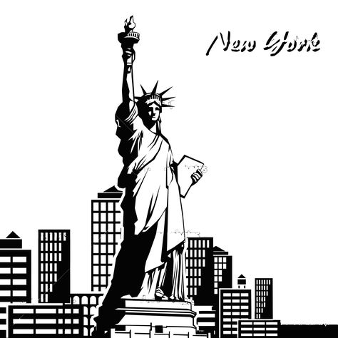 https://flic.kr/p/pNNsHt | 117 AKA2222 VINIL HOGAR NEW YORK ESTATUA DE LA LIBERTAD | Se elabora en Vinil Autoadhesivo, se ofrece en diversas medidas y precios, se despachan a todo el mundo, solicitar informacion detallada en riccardozullian.emlamira@hotmail.com #new_york #estatua_de_la_libertad #decoracion_hogar Statue Of Liberty Drawing, Angel Warrior, The Statue Of Liberty, New York Aesthetic, Flower Embroidery Designs, 귀여운 동물, Drawing Art, Flash Tattoo, Lettering Design