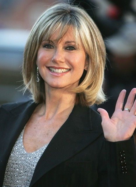 Olivia Newton John | onj | brett_mcnab | Flickr Cute Bob Hairstyles, Olivia Newton John, Fringe Hairstyles, Hairstyles Over 50, Short Hair Older Women, Women Over 50, Short Bob Hairstyles, Older Women Hairstyles, Medium Length Hair Cuts