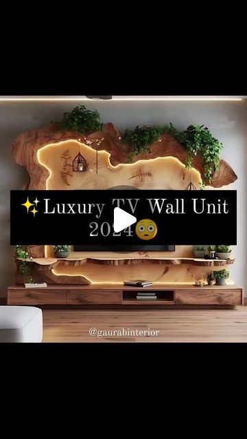 GAURAB INTERIOR | Interior designer on Instagram: "✨ Luxury TV Wall Unit 2024😳
#reels #instagram #viral #interiordesign #homeinspiration #luxury #luxurylifestyle #tvwalldesign 

🌟 Follow us @gaurabinterior for daily inspiration, behind-the-scenes glimpses, and the latest design news.

[ Interior design , Door designs , Interior decor , Design Inspiration , Trending designs , Luxury Interiors ]" Tv Unit Luxury Design, Tv Unit Design Modern Living Luxury, Latest Tv Unit Designs, Luxury Tv Wall, Tv Wall Ideas, Modern Tv Room, Tv Wall Decor Ideas, Modern Tv Unit Designs, Tv Unit Design Modern