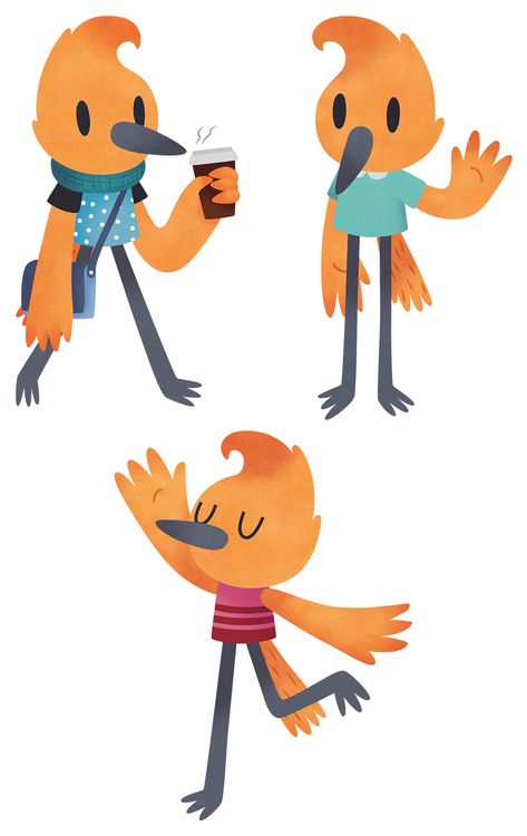 Character Designs 2015 on Behance Amanda Character, Principles Of Animation, Girly Tops, Cartoon Birds, Quirky Illustration, Owl Cartoon, New Character, Geometric Animals, Mascot Design