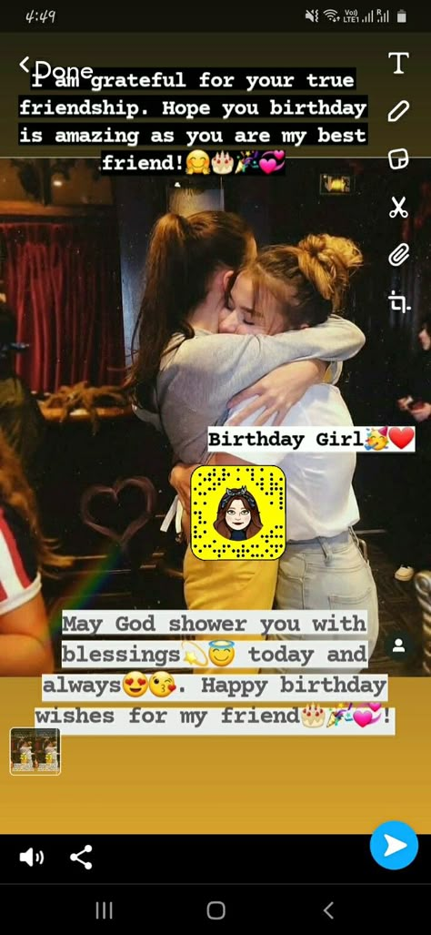 Bestfrds Quotes, Happy Eve Birthday Story, Best Friend Snapchat, Short Birthday Wishes For Best Friend, Best Friend Birthday Quotes, Birthday Quotes Bff, Short Birthday Wishes, Happy Birthday Best Friend Quotes, Happy Birthday Best Friend