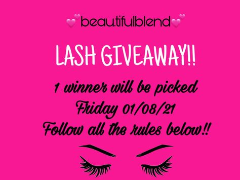 NEW YEAR GIVEAWAY!!! 1 pair of lashes for free! Follow my instagram for entree @beau.tifulblend #lashgoals #giveaway #free #lashesfordays #lashes #minklashes #mink #minkeyelashes #striplashlook #eyelashes #eyes #eyelashestips #girlswithtattoos #makeuplover #makeupjunkie #teenstuff #teenager #makeuplover #makeuplook #makeuplooksnatural #giveawaycontest #giveawaytime #giveawayalert #giveaway2021 #giveawayentry #instagram #entrepreneur #smallbiz #supportsmallbiz #smallbusinesstips #smallbusinesso Lash Giveaway, Giveaway Time, Follow My Instagram, Giveaway Contest, Small Business Tips, Mink Eyelashes, Mink Lashes, Follow Me On Instagram, Makeup Lover